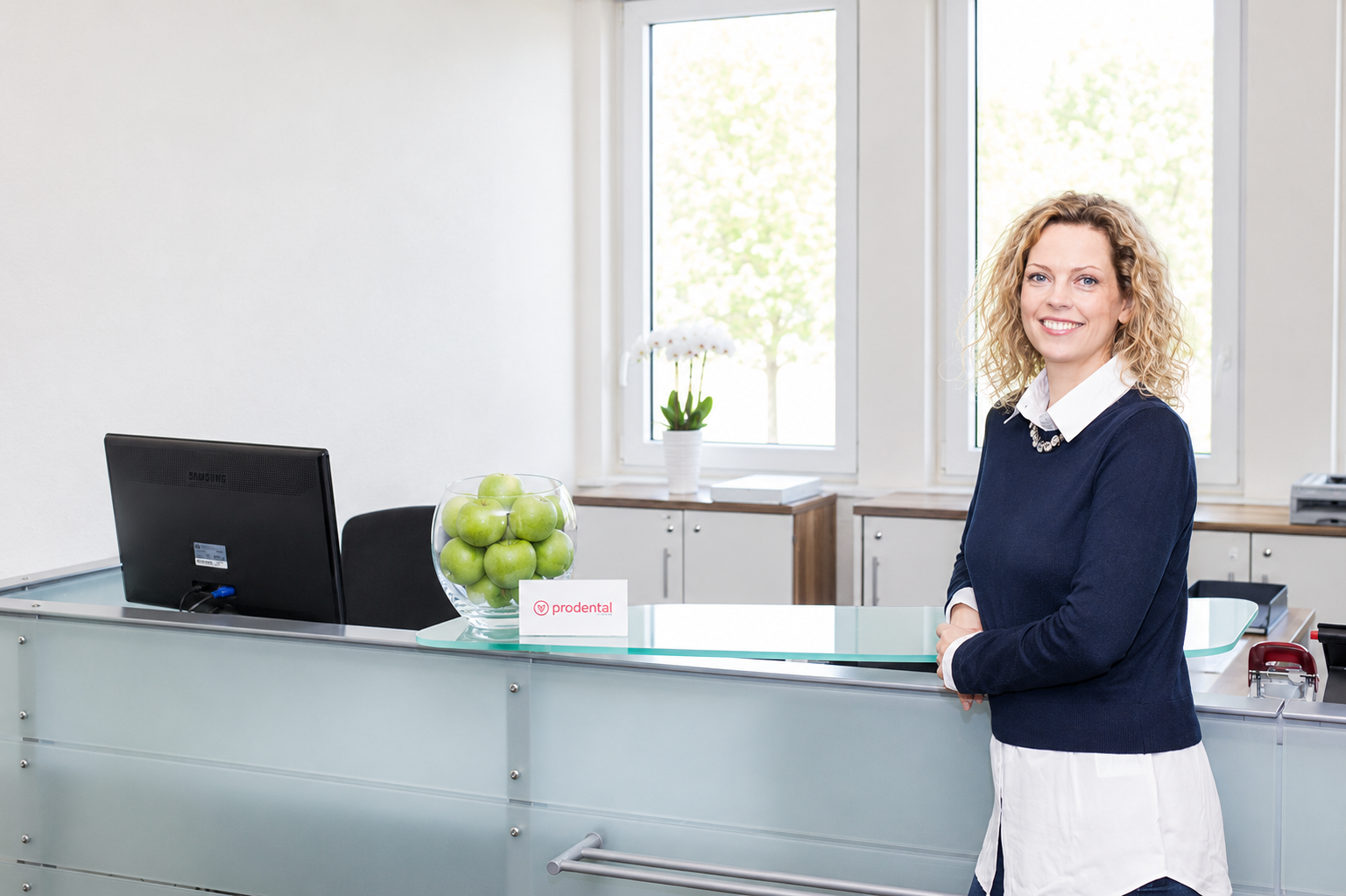 Nina Retz am Empfang